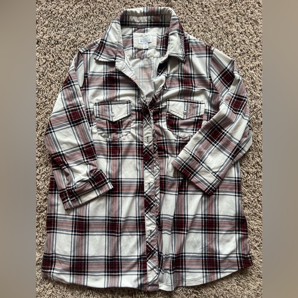 Market Spruce brand new button down shirt in size 1X.